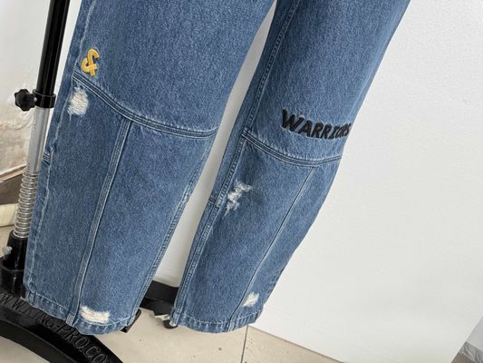 Eşsiz bir tasarım için orijinal yüksek hassasiyetli nakışlı denim taban