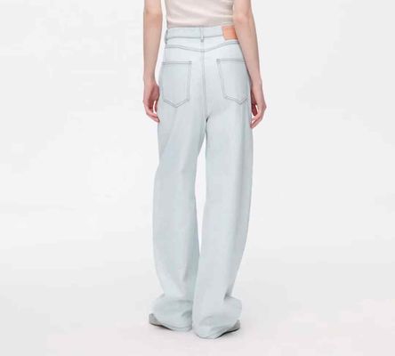 Muz Kesim Kavisli Tasarım Şımartıcı Düz Bacak Jeans Çeşitli Vücut Tipleri