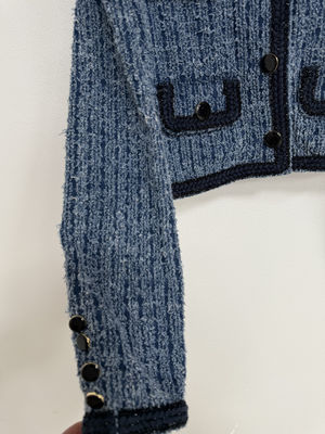 Klasik gevşek H şeklinde kesilmiş denim bülbül